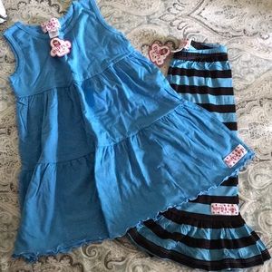 Ruffle Girl Capri set